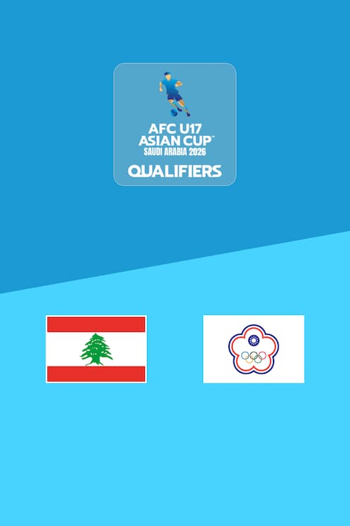 Líbano vs China Taipéi | Grupo D | Clasificatorios de la Copa Asiática Sub-17 de la AFC 2026 | Partido Completo