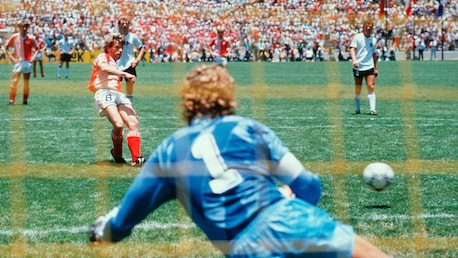 Gol di Jesper Olsen al 43' | Danimarca-Germania Ovest | Coppa del Mondo FIFA Messico 1986™