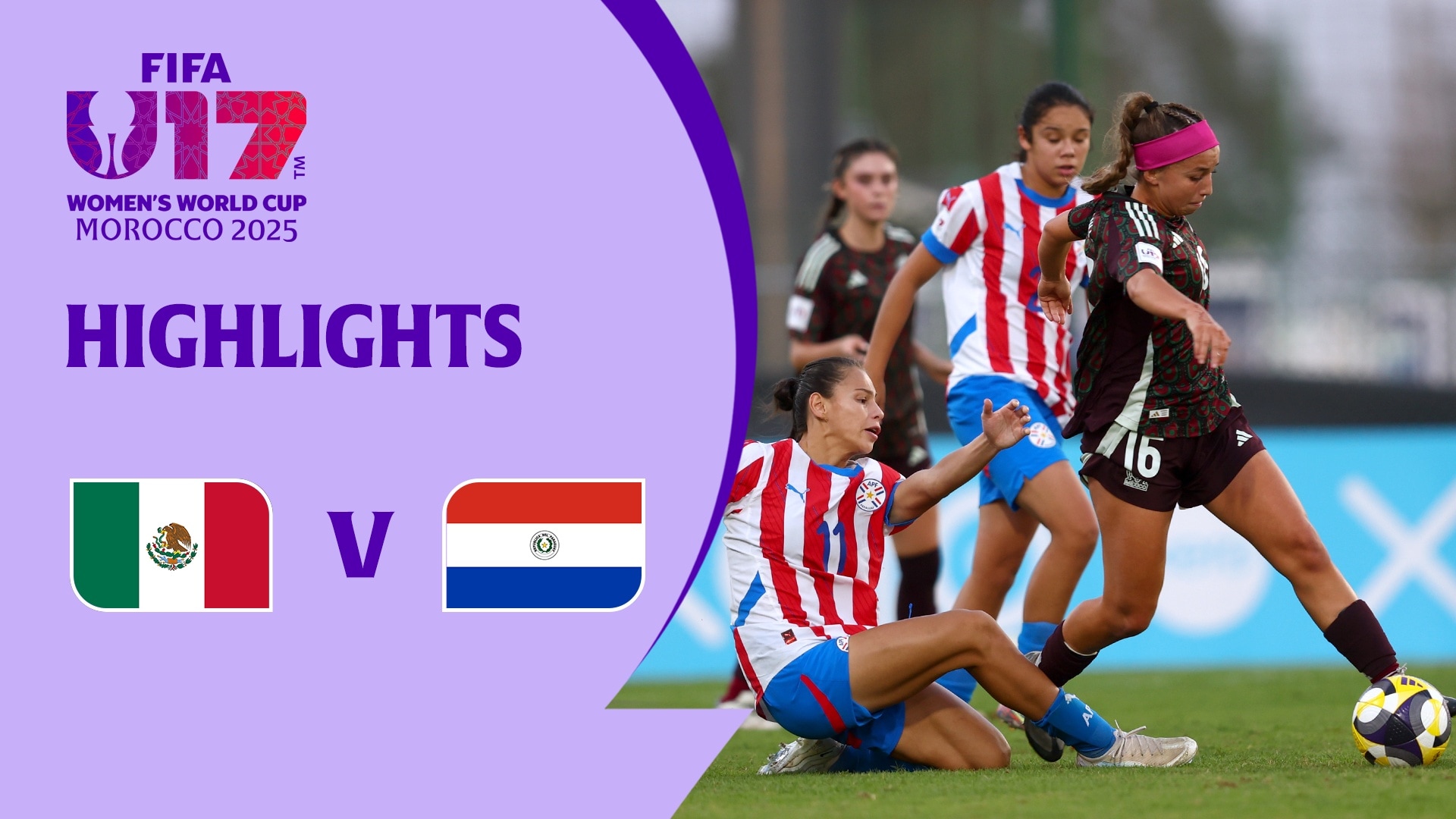 Mexique - Paraguay | Huitièmes de finale | Coupe du Monde Féminine U-17 de la FIFA, Maroc 2025™ | Résumé vidéo