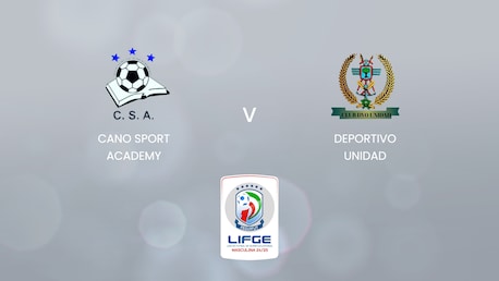 Cano Sport Academy - Deportivo Unidad | Liga de Fútbol de Guinea Equatorial 2024-25 | Spiel in voller Länge