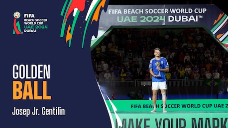 Josep Jr Gentlin | Balón de Oro | Copa Mundial de Beach Soccer de la FIFA EAU 2024 Dubái™