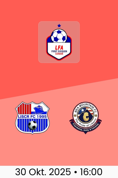 LISCR FC - Bea Mountain FC | LFA First Division League 2025/26