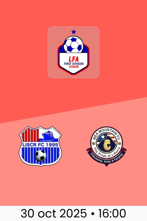LISCR FC vs Bea Mountain FC | LFA First Division League 2025/26