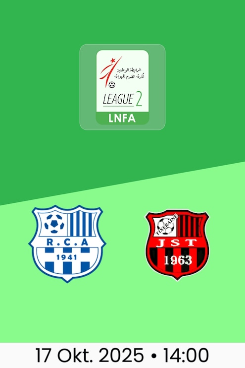 RC Arbaâ - JS Texraine | Ligue 2 2025/26
