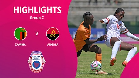 Zambia vs Angola | Fase de grupos | HOLLYWOODBETS COSAFA Women's Championship 2024 | Highlights
