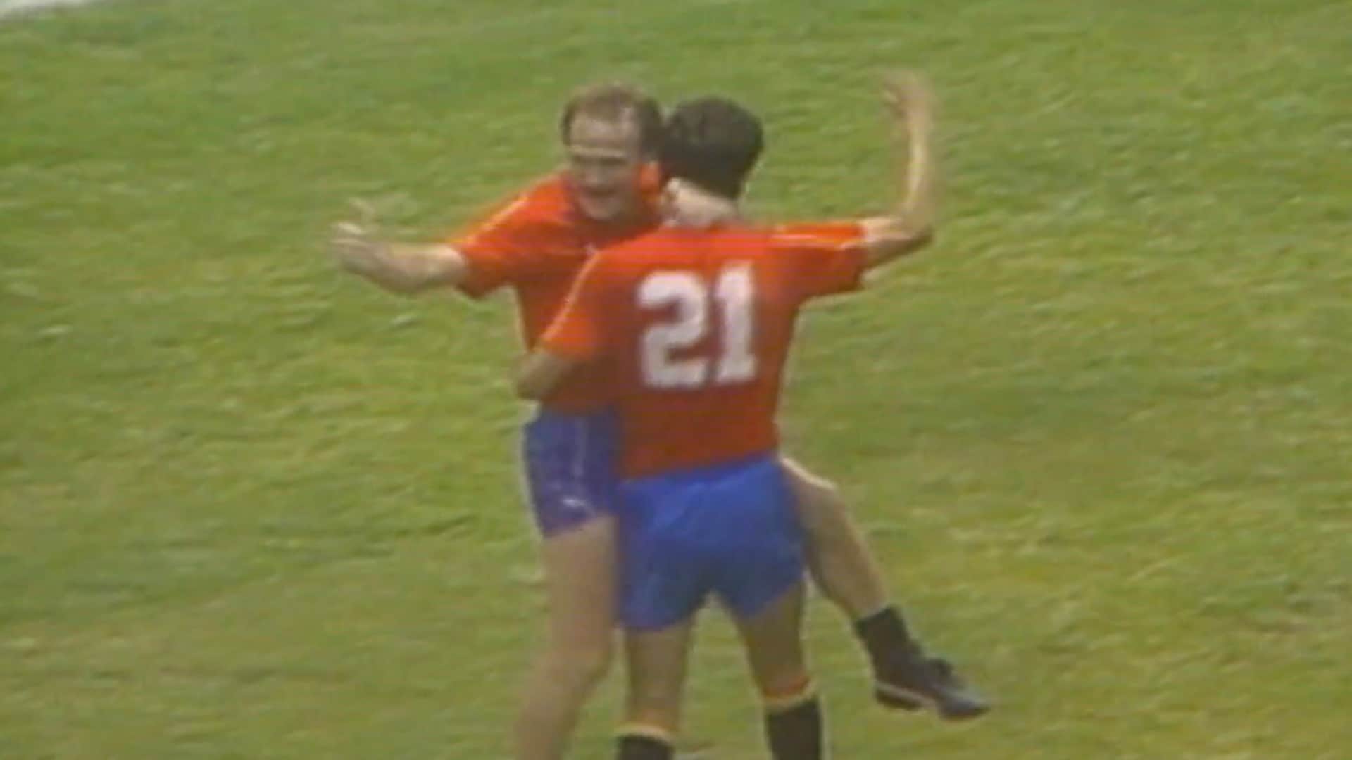 Das Tor von Ramón Calderé 68' | Algerien - Spanien | FIFA Fussball-Weltmeisterschaft Mexico 1986™