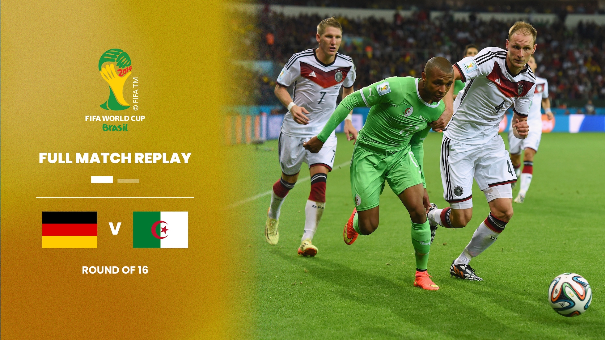 Germany v Algeria | Round of 16 | 2014 FIFA World Cup Brazil™ | Full Match Replay