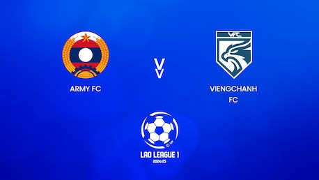 Army FC x Viengchanh FC | Lao League 1 2024/25 | Jogo completo