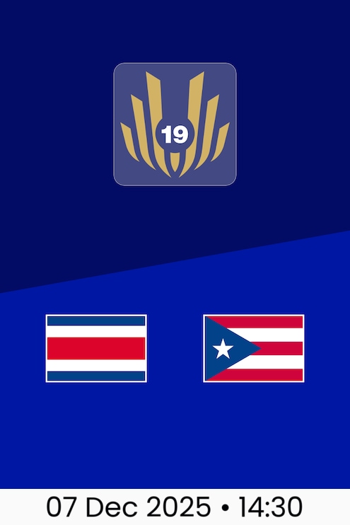 Costa Rica v Puerto Rico | UNCAF FIFA Forward U-19 Tournament 2025
