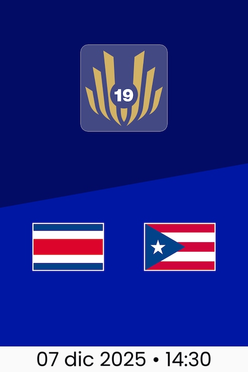 Costa Rica - Portorico | Torneo Under-19 UNCAF FIFA Forward 2025