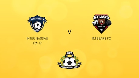 Inter Nassau FC-17 - IM Bears FC | Bahamas Männer-Fußballliga 2024/2025 | Spiel in voller Länge