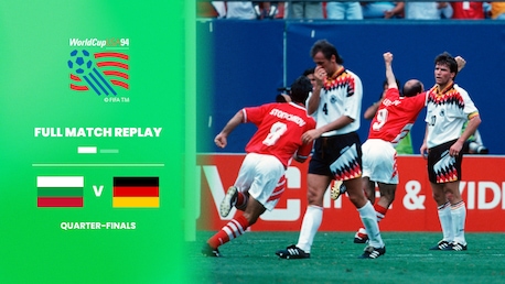 Bulgaria vs Alemania | Cuartos de final | Copa Mundial de la FIFA Estados Unidos 1994™ | Partido Completo