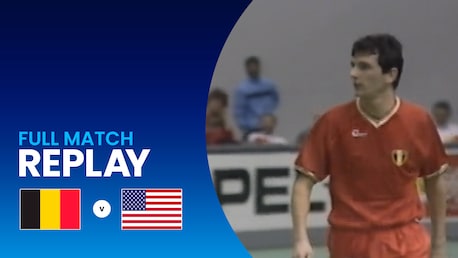 Bélgica x Estados Unidos | Disputa do 3º lugar | Campeonato Mundial de Futsal da FIFA Holanda 1989™ | Jogo completo