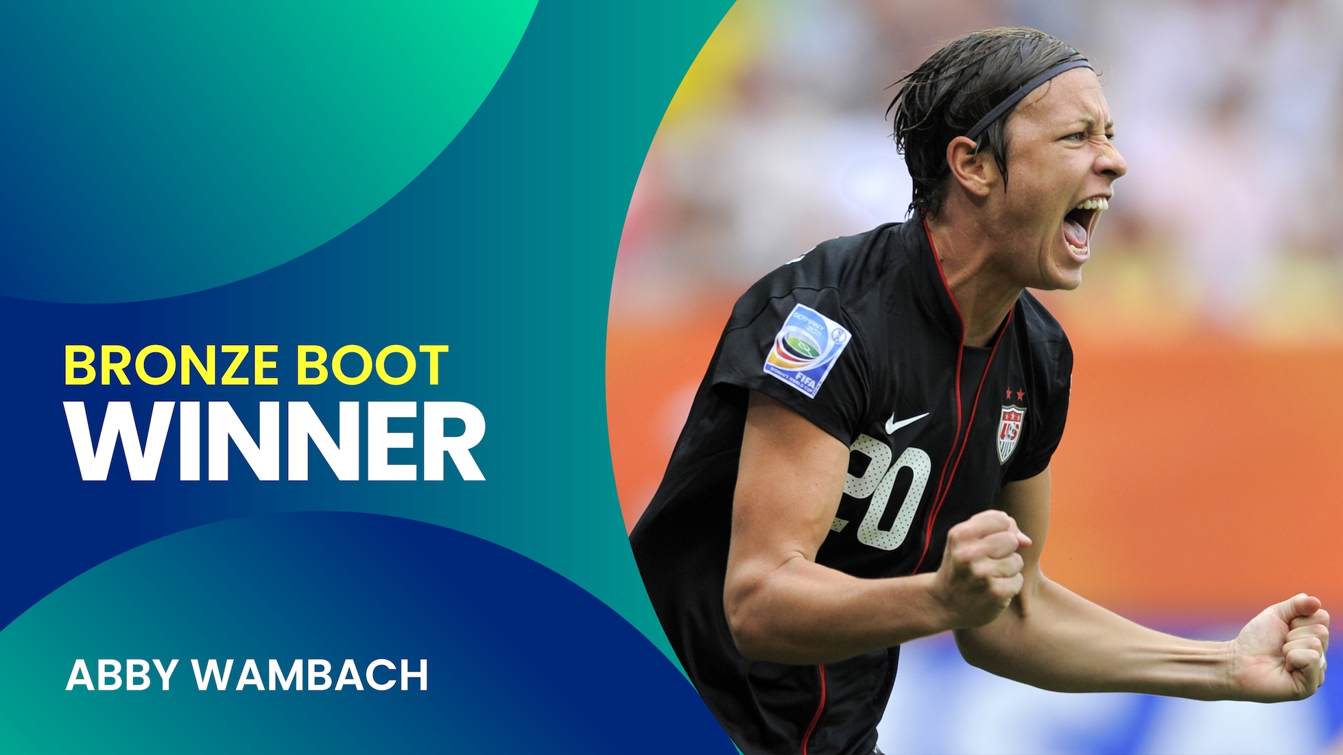 Abby Wambach | Soulier de bronze | Coupe du Monde Féminine de la FIFA, Allemagne 2011™
