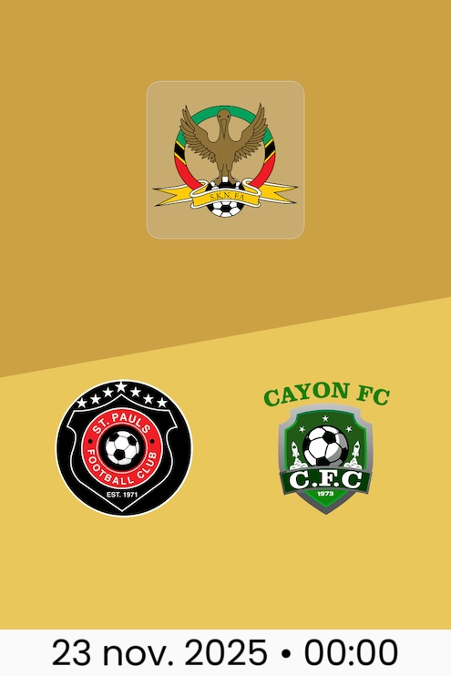 St. Pauls United - Cayon FC | SKNFA Premier League 2025/26