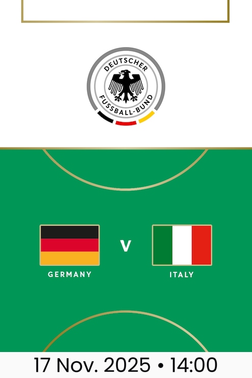 Deutschland - Italien | Internationales Freundschaftsspiel U20