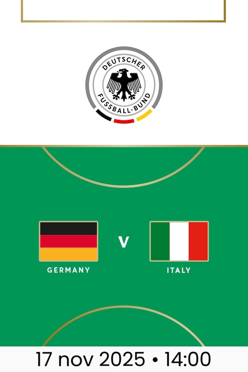 Alemania vs Italia | Amistoso Internacional Sub-20