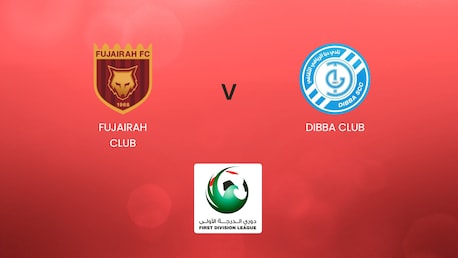 Fujairah Club - Dibba Club | UAE First Division League | Spiel in voller Länge