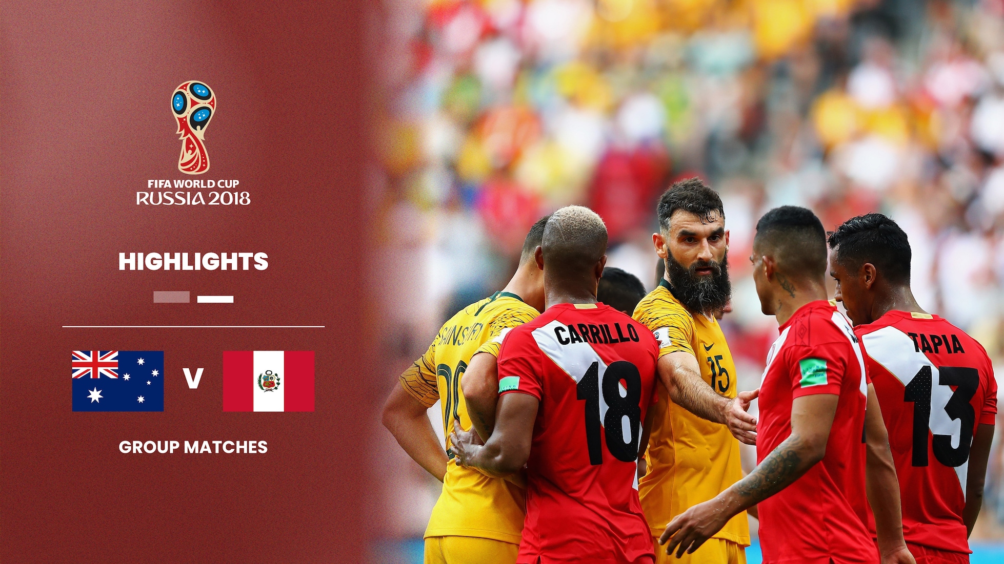 Australien - Peru | Gruppe C | FIFA Fussball-Weltmeisterschaft Russland 2018™ | Highlights