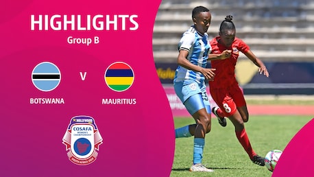 Botsuana x Maurício | Fase de grupos | HOLLYWOODBETS COSAFA Women's Championship 2024 | Melhores momentos