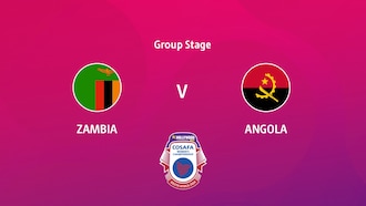 Zâmbia x Angola | Fase de grupos | HOLLYWOODBETS COSAFA Women's Championship 2024 | Jogo completo
