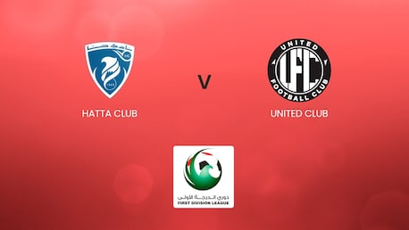 Hatta Club x United Club | UAE First Division League | Jogo completo