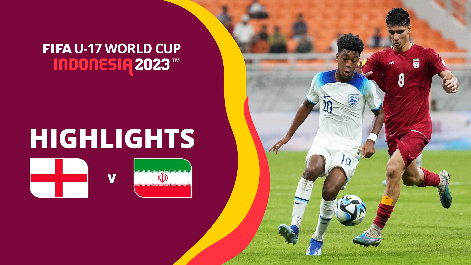 Angleterre - RI Iran | Groupe C | Coupe du Monde U-17 de la FIFA, Indonésie 2023™ | Temps forts