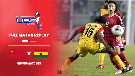 RP China vs Ghana | Grupo D | Copa Mundial del Fútbol Femenino de la FIFA EE. UU. 2003™ | Partido Completo