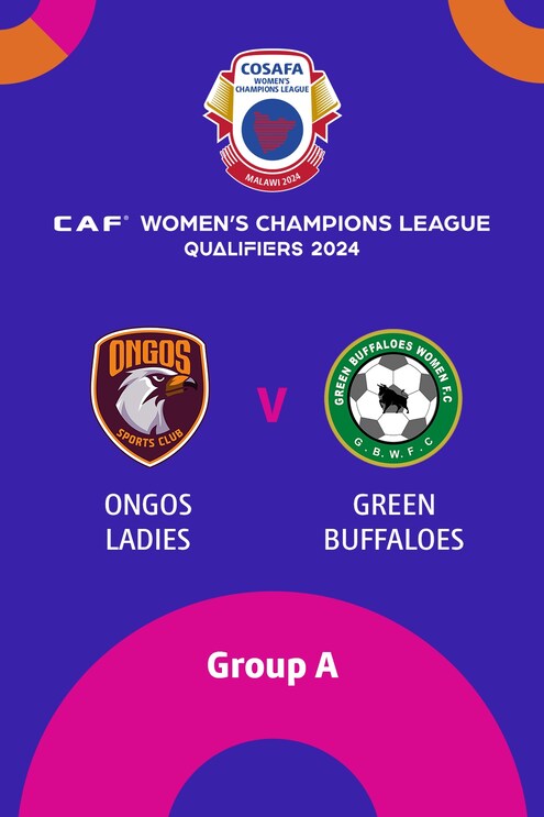 Ongos Ladies v Green Buffaloes | Group Stage | CAF Women’s Champions League | COSAFA Qualifier 2024| Full Match Replay