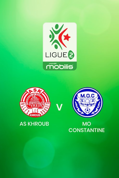 AS Khroub vs MO Constantine | Ligue 2 2024/25 | Argelia | Partido completo