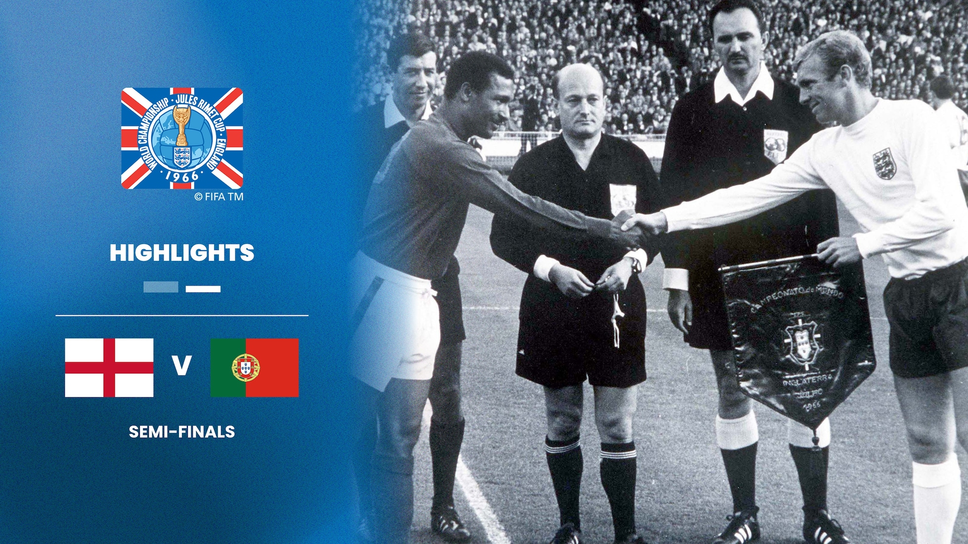 England v Portugal | Halbfinale | FIFA Fussball-Weltmeisterschaft England 1966™ | Highlights