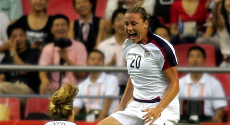 Gol de Abby Wambach aos 30' | Noruega - Estados Unidos | Copa do Mundo Feminina FIFA 2007, no China