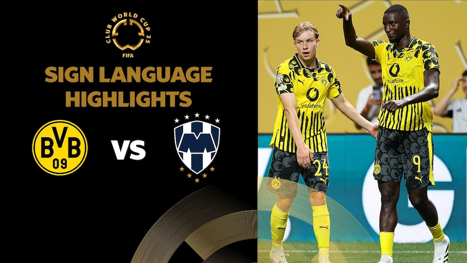 Borussia Dortmund x CF Monterrey | Oitavas de final | FIFA Club World Cup 2025™ | Melhores momentos (Linguagem de sinais)