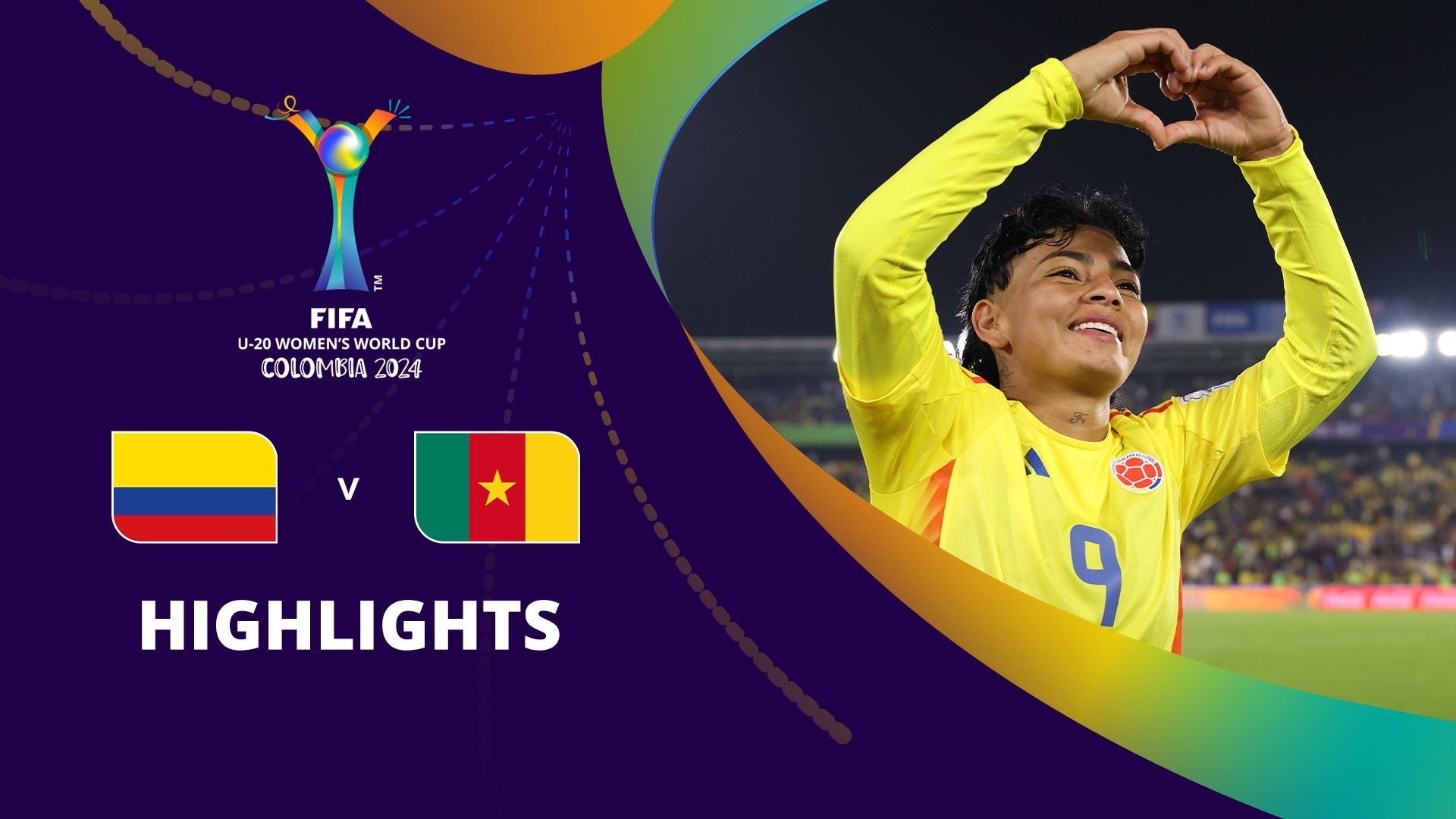 Kolumbien - Kamerun | Gruppe A | FIFA U-20-Frauen-Weltmeisterschaft Kolumbien 2024™ | Highlights