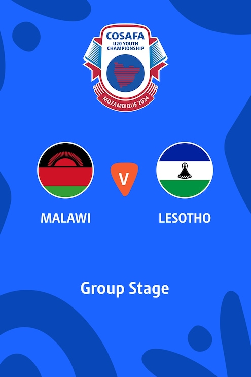 Malaui vs Lesoto | Fase de grupos | CAF U-20 Africa Cup of Nations 2025 | Clasificatorio COSAFA | Partido Completo
