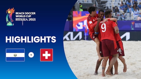 El Salvador x Suíça | Grupo C | Copa do Mundo FIFA de Futebol de Areia de 2021, na Rússia | Melhores Momentos