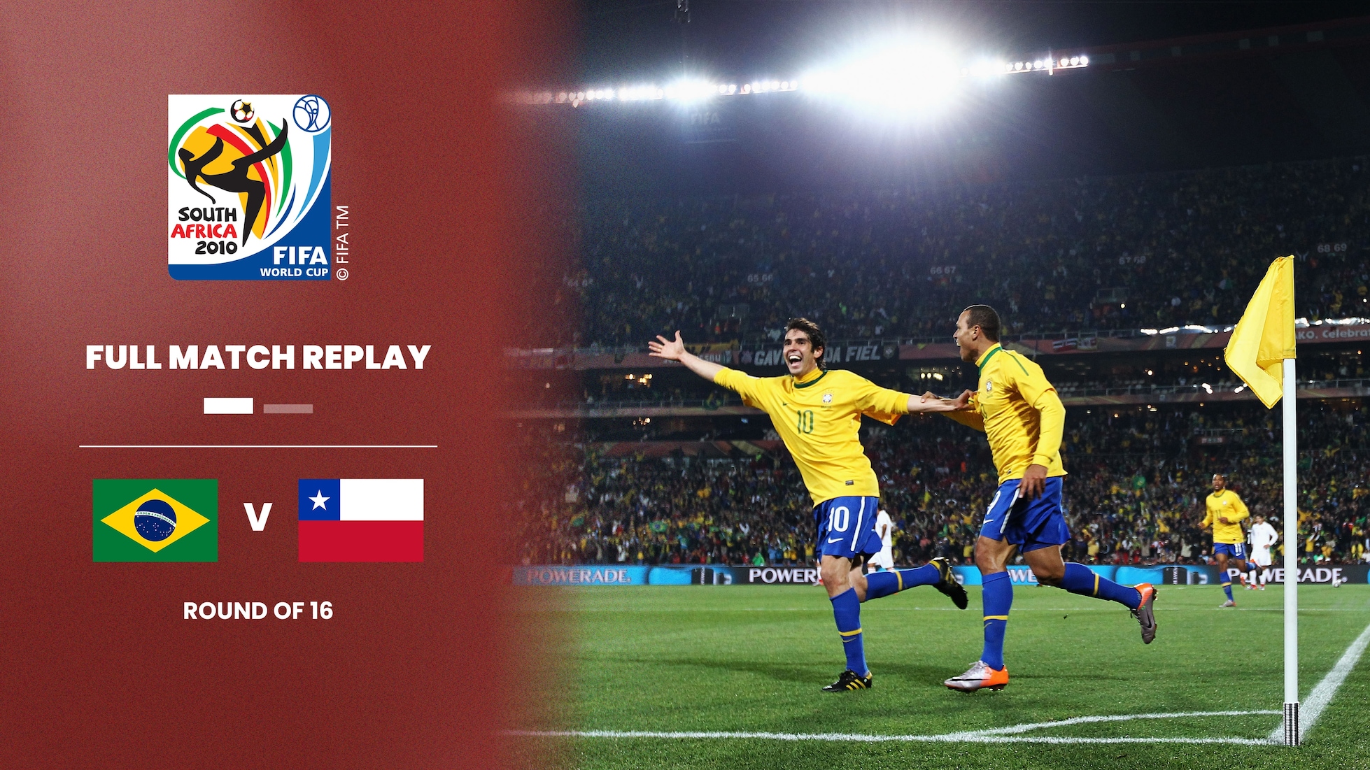 Brazil v Chile | Round of 16 | 2010 FIFA World Cup South Africa™ | Full Match Replay