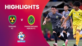 Tensung FC - Phuentsholing Heroes FC | Bhutan Premier League | Highlights