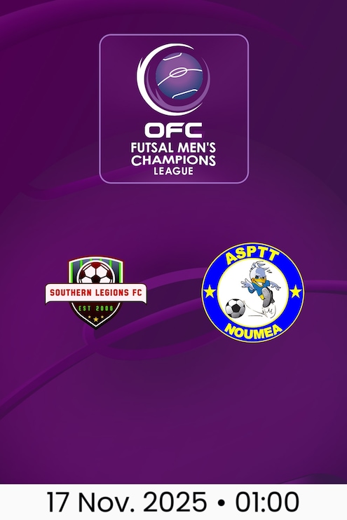 Southern Legions FC - AS PTT | OFC Futsal-Männer-Champions-League 2025