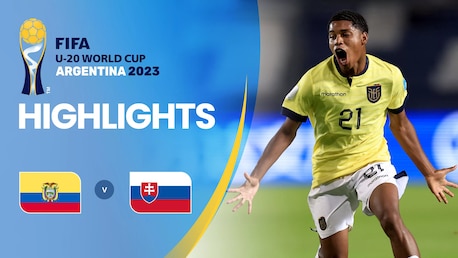 Ecuador - Slowakei | Gruppe B | FIFA U-20-Weltmeisterschaft Argentinien 2023™ | Highlights