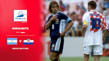 Argentina v Croatia | Group H | 1998 FIFA World Cup France™ | Highlights