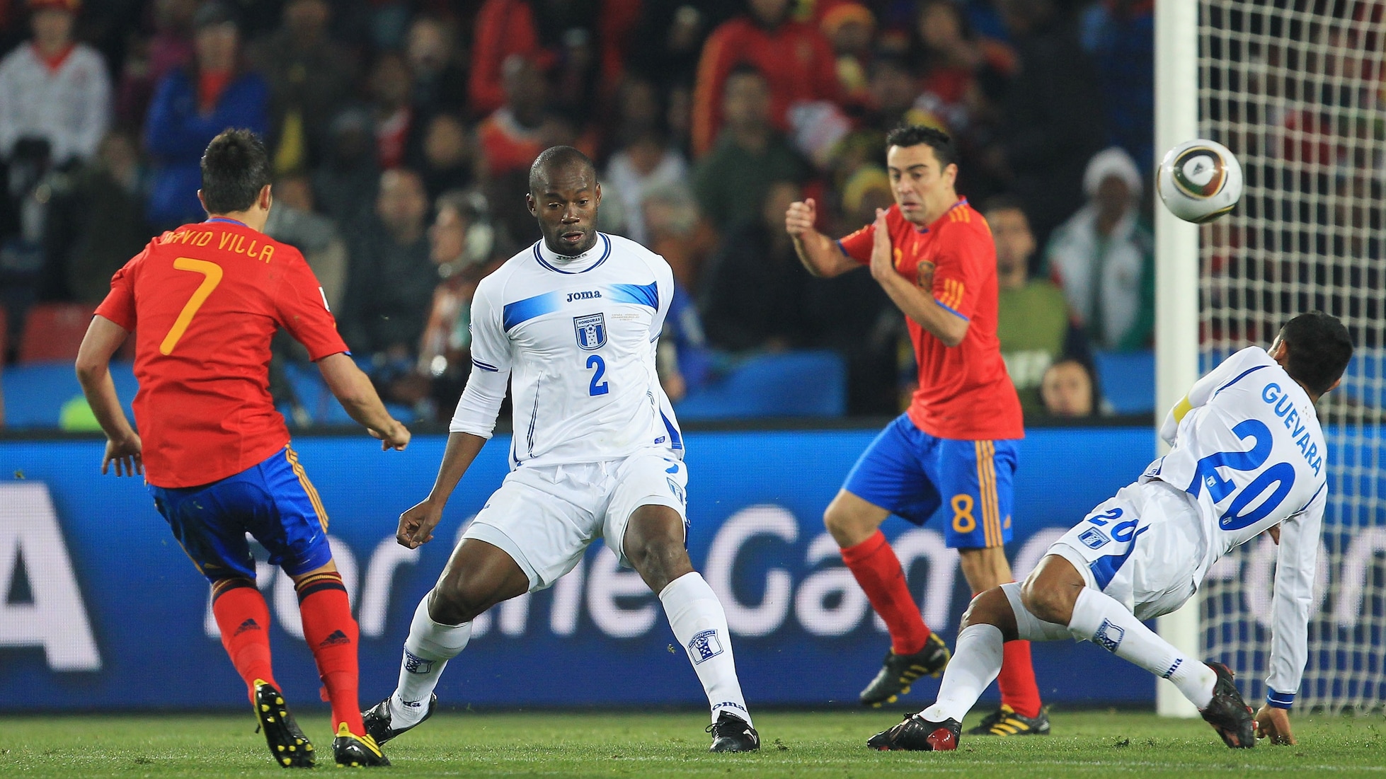 David Villa Goal 50' | Spain v Honduras | 2010 FIFA World Cup South Africa™