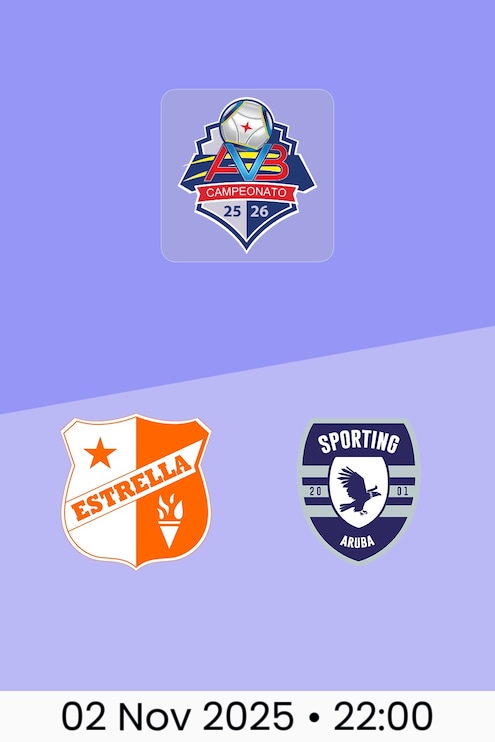 Estrella v SV Sporting Aruba | Division Honor 2025-26