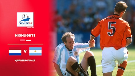 Netherlands v Argentina | Quarter-finals | 1998 FIFA World Cup France™ | Highlights