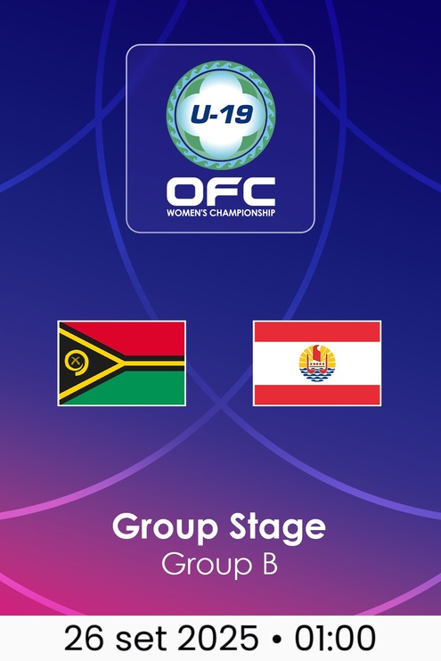 Vanuatu x Tahiti | Fase de grupos | Campeonato Feminino Sub-19 da OFC