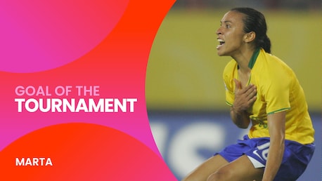 Marta | Goal of the Tournament | Coppa del Mondo Femminile FIFA, Cina 2007