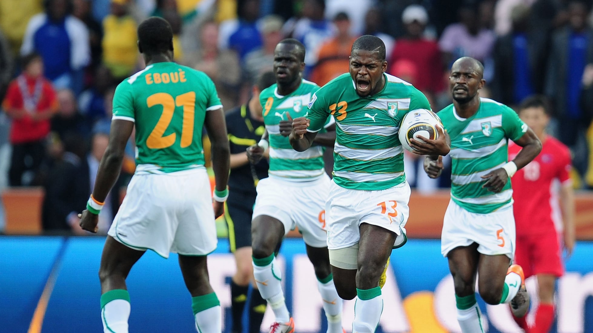 Le but de Romaric 19' | RDP Corée - Côte d'Ivoire | Coupe du Monde de la FIFA, Afrique du Sud 2010™