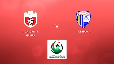 Al Jazira Al Hamra x Al Dhafra | UAE First Division League | Jogo completo