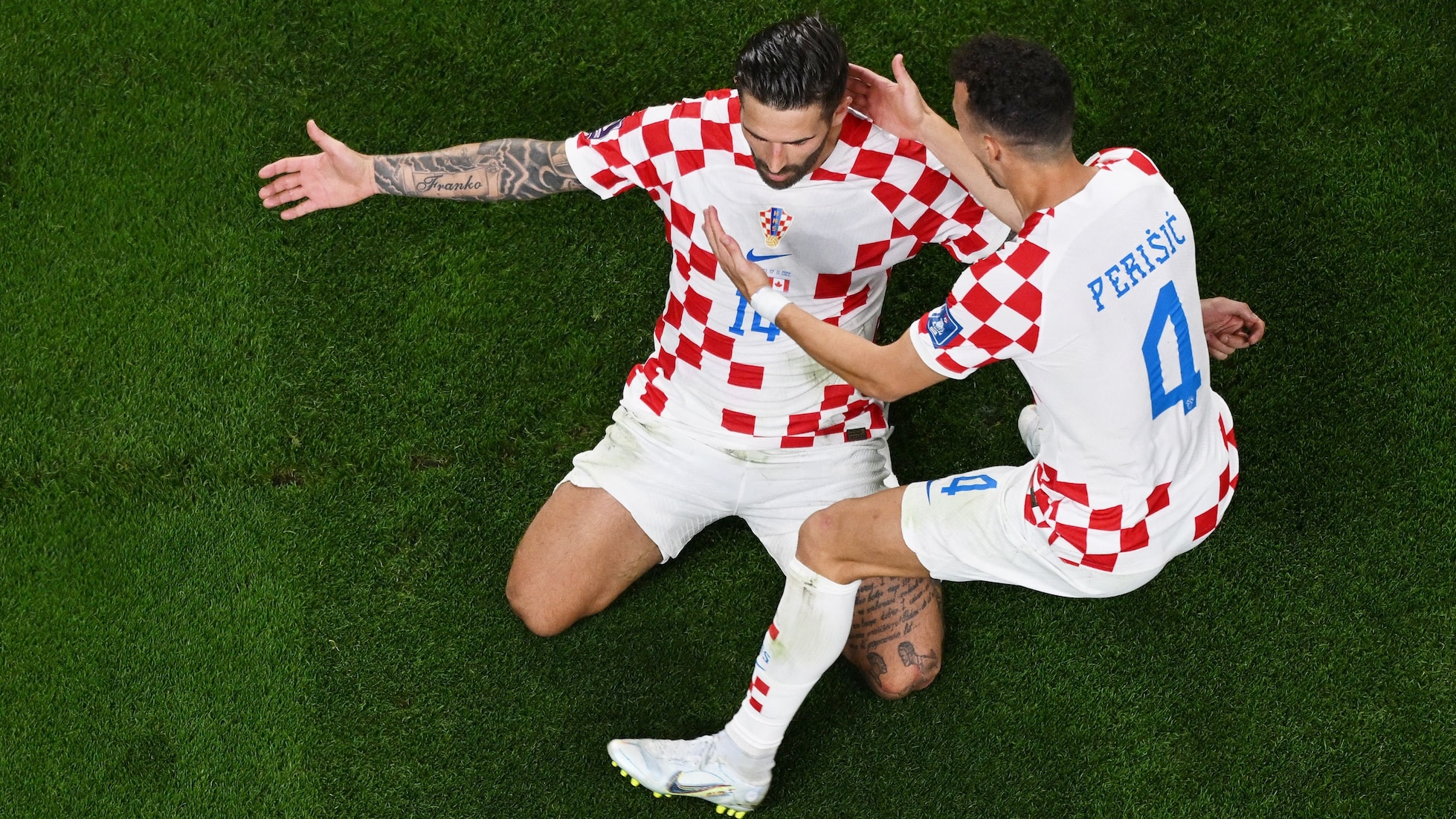 Das Tor von Marko Livaja 44' | Kroatien - Kanada | FIFA Fussball-Weltmeisterschaft Katar 2022™