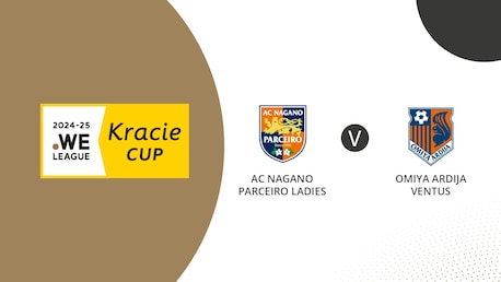 AC Nagano Parceiro Ladies - Omiya Ardija Ventus | Gruppe A | WE League Kracie Cup | Spiel in voller Länge